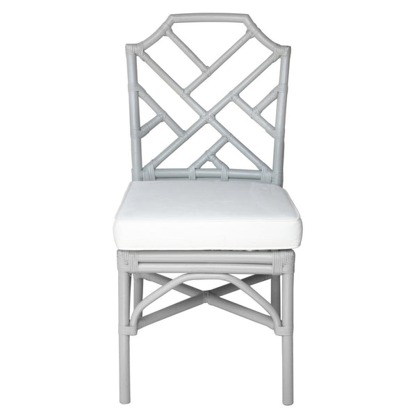 Kara Rattan Chair In Gray