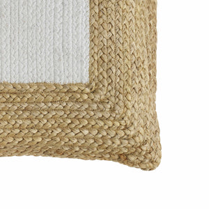 Blank Mind White Square Accent Pillow