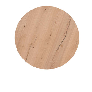 Layne Solid Wood Round Coffee Table with Casters