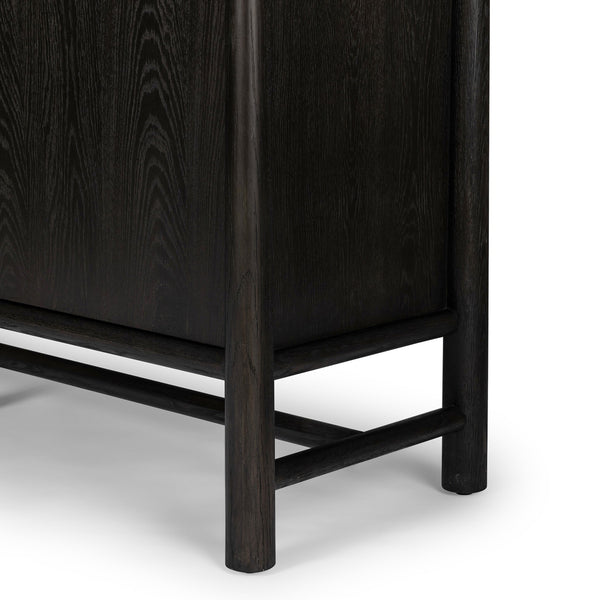 Renaud 3-Door Cabinet - Charcoal Oak Veneer