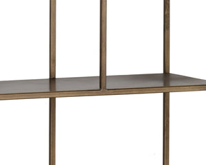 Eiffel Bookcase - Small - Antique Brass