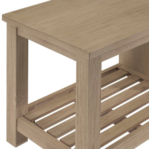 Tiburon KD TV Bench, Drifted Sand
