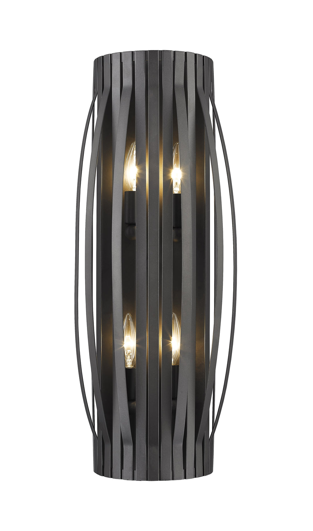 Moundou 4 Light Wall Sconce in Bronze Finish