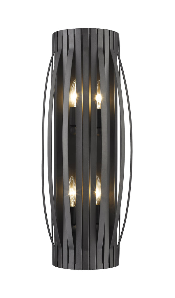 Moundou 4 Light Wall Sconce in Bronze Finish