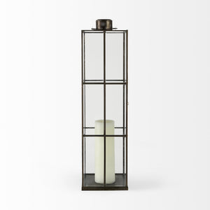Grimwig (Large) 8L x 8W x 31H LANTERN W/SHEET BASE WITHOUT BEVEL