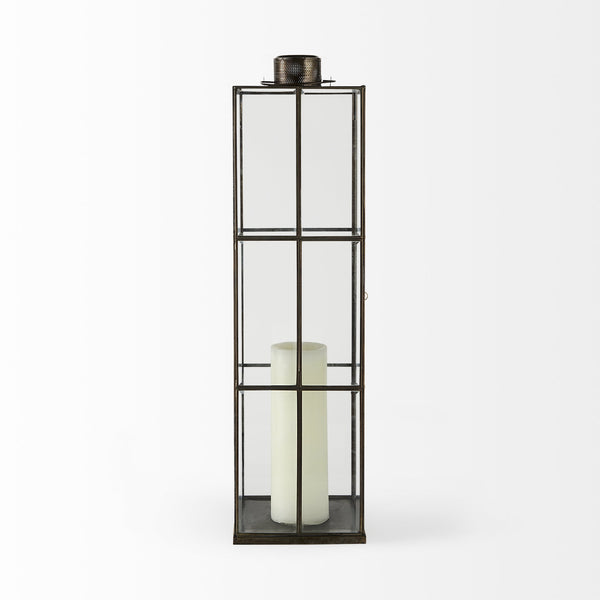 Grimwig (Large) 8L x 8W x 31H LANTERN W/SHEET BASE WITHOUT BEVEL