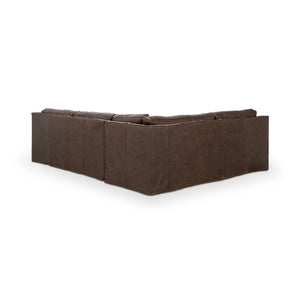 Kipton 2-Piece Sectional Sofa in El Paso-Brown