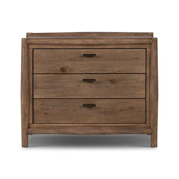 Glenview Nightstand In Weathered Oak