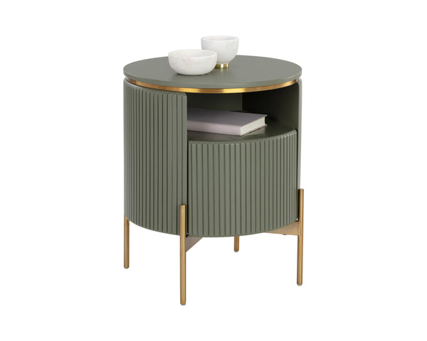 PALOMA END TABLE - SAGE GREEN