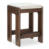 Ashby Counter Stool Brown with Craftsman Detailing