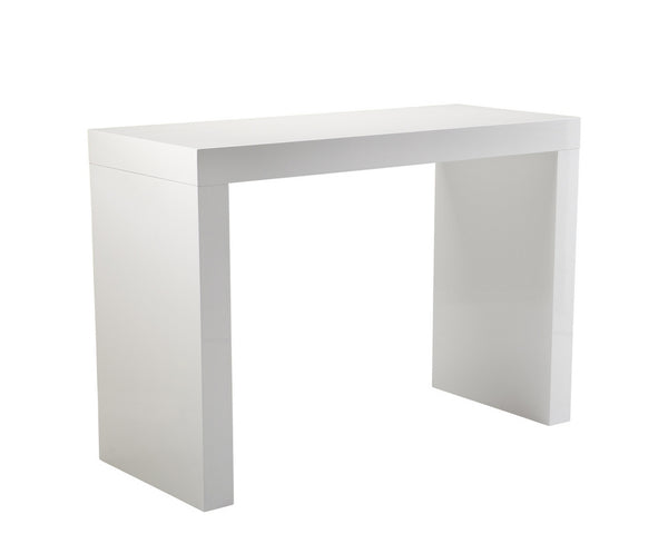 FARO C-SHAPE BAR TABLE - WHITE