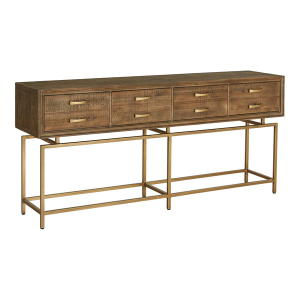 Moe's Annecy Console Table in Natural Wood