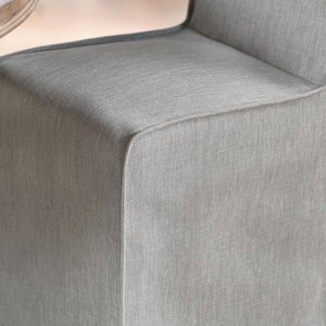 Jordan Upholstered Dining Chair Set of 2 with Slipcovers