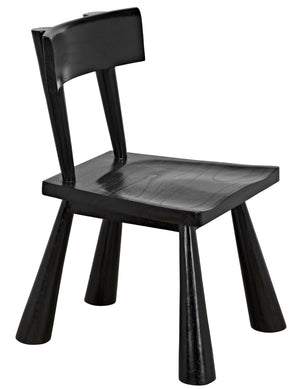 Gilbert Sungkai/Mindi Chair in Charcoal Black