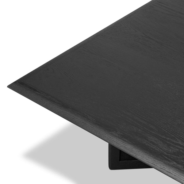 Rosenell Square Coffee Table - Black Oak Veneer