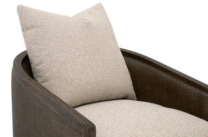 McGuire Swivel Club Chair
