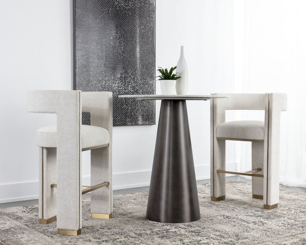 ADAMINA BARSTOOL - RHEA LIGHT BARLEY