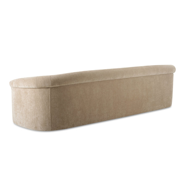 Moe's Thora Beige Velvet Sofa