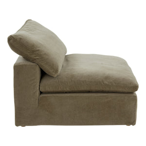 Moe's Clay Slipper Chair in Desert Sage