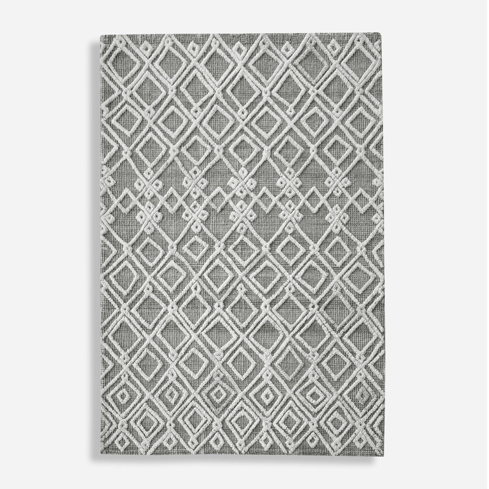 Sieano handwoven 8' X 10' Area Rug In Gray-Ivory