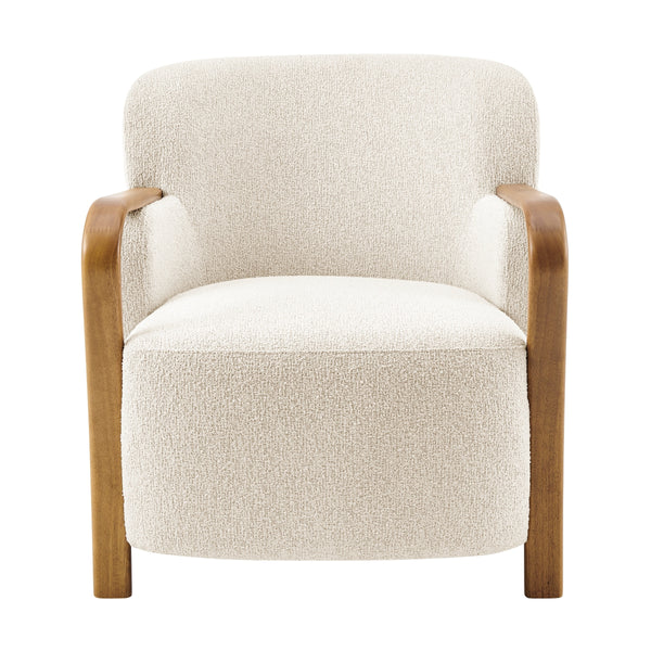 Tania Boucle Accent Arm Chair, Palladian Beige