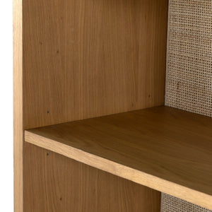 Higgs Bookcase In Honey Oak Veneer
