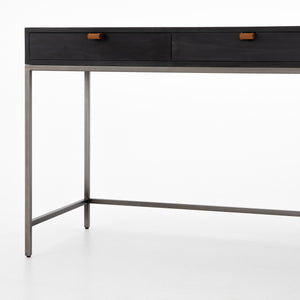 Trey Modular Writing Desk in Black Wash Poplar