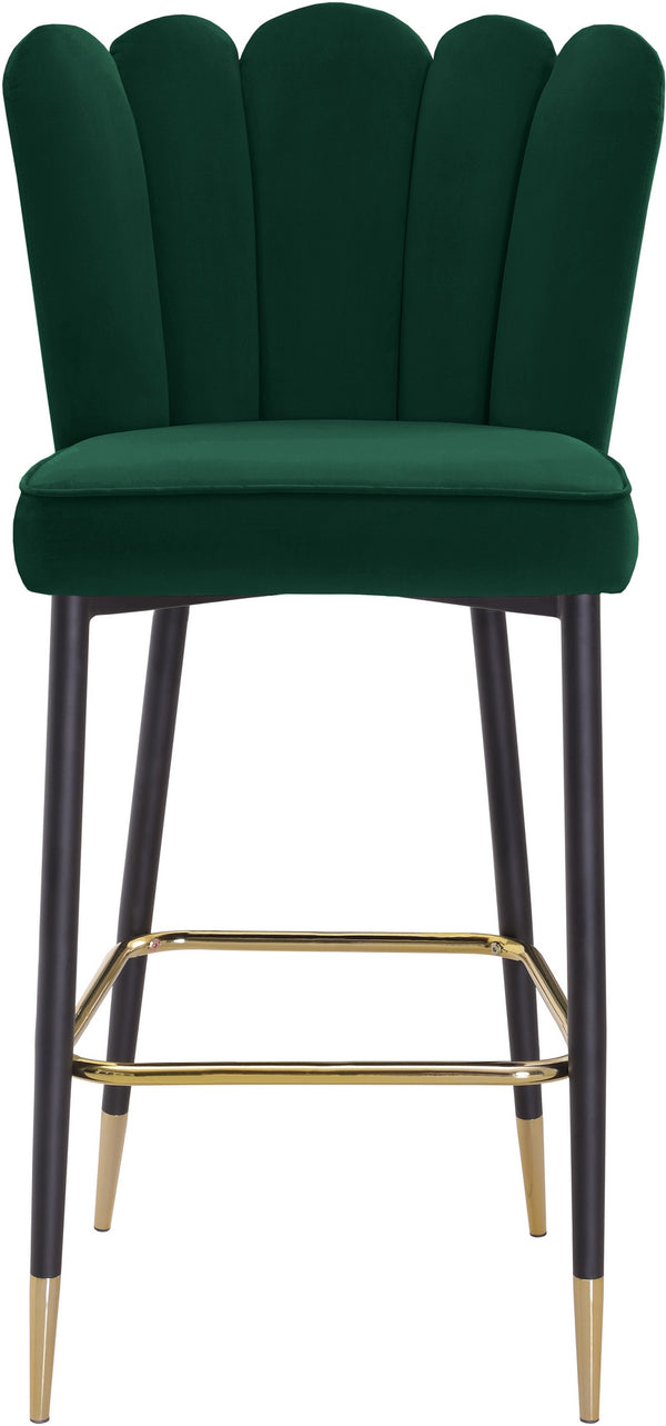 Anita Stool In Green Velvet