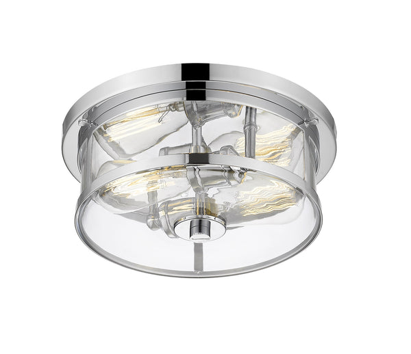Savannah 2 Light Flush Mount in Chrome Finish