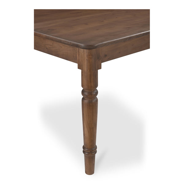 Moe's Russet Dining Table with Drawers