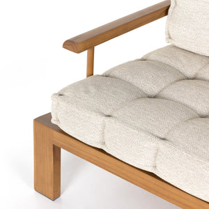 Beck Outdoor Sofa 85" In Natural Teak