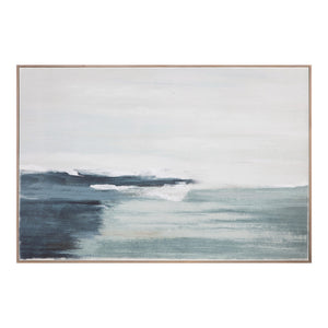 Shoreline Framed Painting - Multicolor