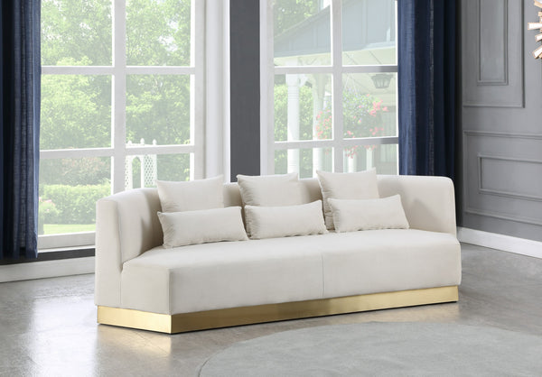 Dianna Sofa In Cream Velvet