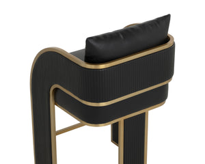BAZ COUNTER STOOL - NAPA BLACK