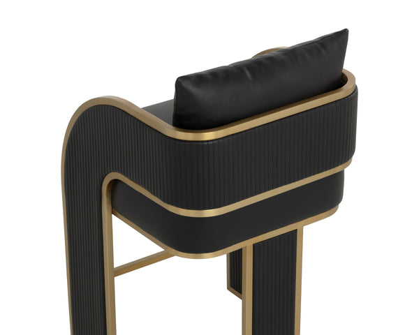 BAZ COUNTER STOOL - NAPA BLACK