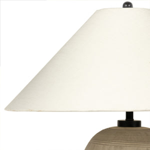 Brynner Table Lamp - Dripping Etched Silver