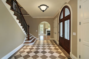 Lagoon 3 Light Ceiling in Matte Black Finish