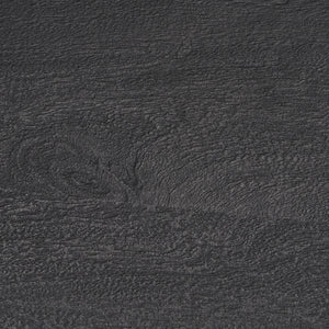 Taniel Textured Black Wood w/ Black Metal Stool