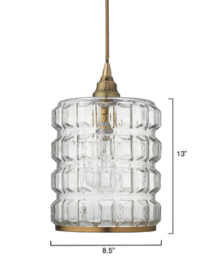 Madison Glass 1-Light Pendant