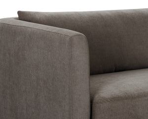 LEANDER SOFA - DANNY DUSTY BROWN