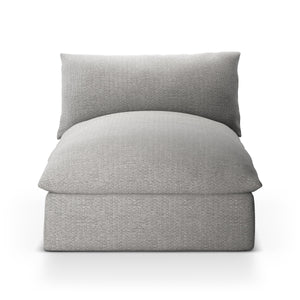 Grant Outdoor Chaise Piece In Faye Ash