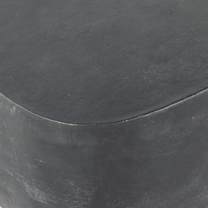 Basil Square Coffee Table In Aged Grey