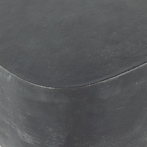 Basil Square Coffee Table In Aged Grey