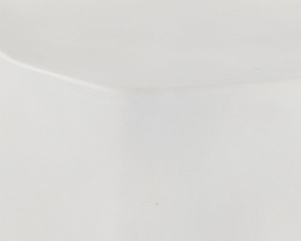 LEDGER STOOL - WHITE