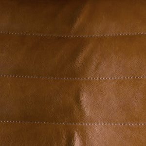 Mcclain Swivel Single Sofa, Roche Tan Leather
