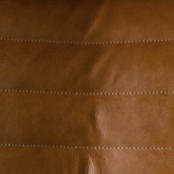 Mcclain Swivel Single Sofa, Roche Tan Leather