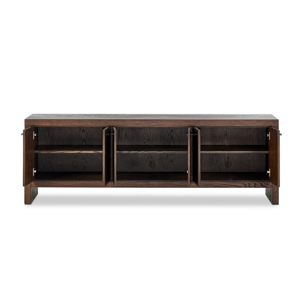 Torrington Media Console In Umber Oak