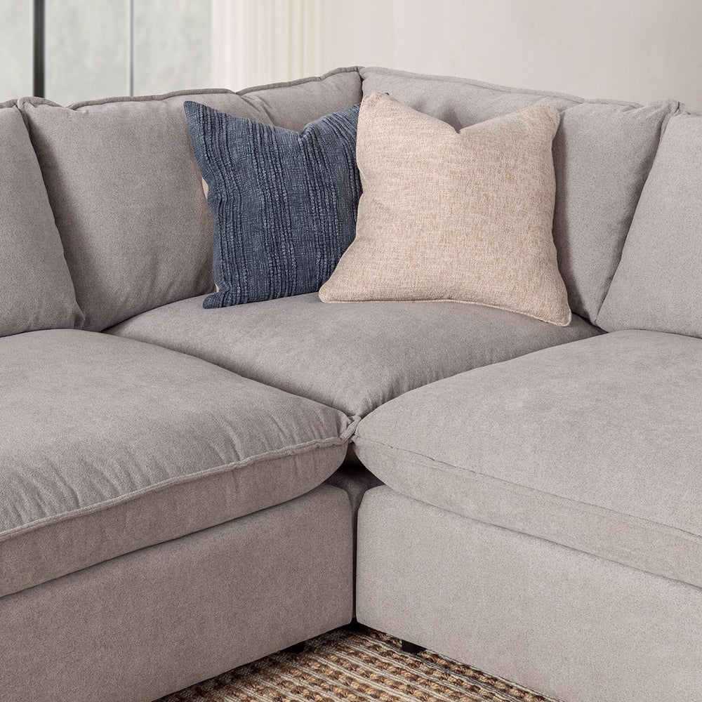 Caplan 5-Piece Modular Sectional in Elite-Gray
