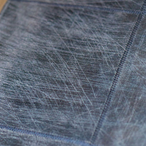 Espresso Scratched Leather Rugs