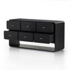 Caspian 6 Drawer Dresser In Black Ash